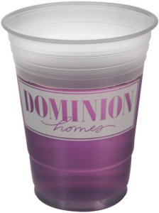Promotional Stadium Cups: 16oz Soft Sided Frosted Cups
